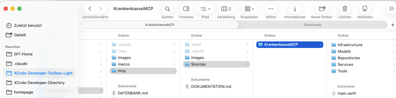 Datenbank-Architektur mit Views