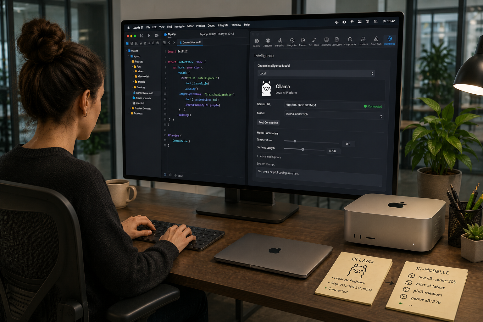 Xcode 27 Lokal-KI – Ollama für Swift-Entwickler
